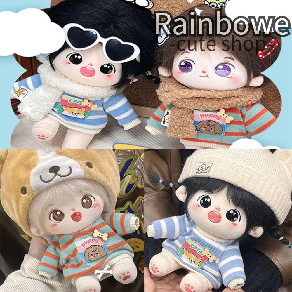 Áo Hoodie Bằng Cotton In Hình Cún Hoạt Hình Cho Búp Bê BJD Doll / 1 / 11 1 / 12 OB11 20cm 1 / 12