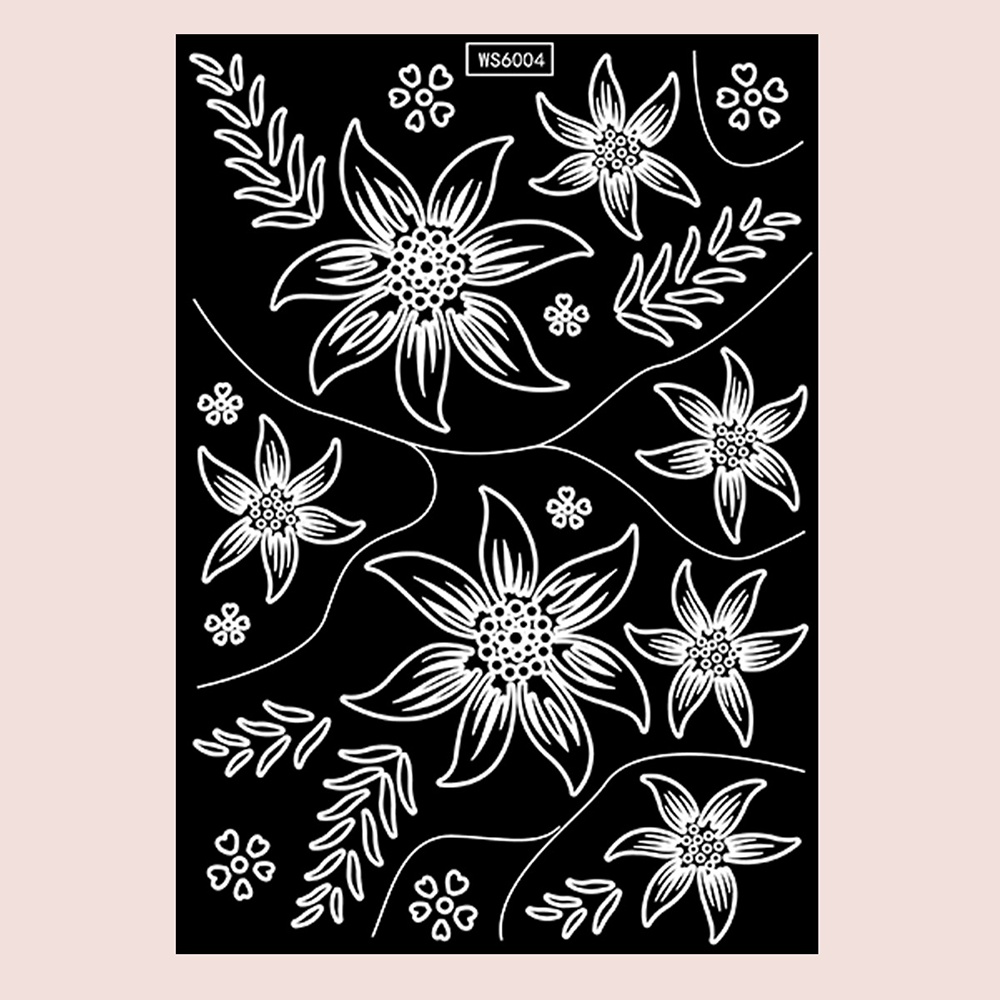 Khuôn Vẽ Hình Xăm Henna