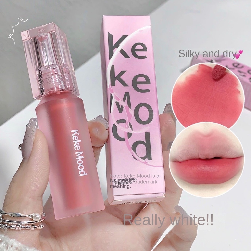 Son Kem KeKeMood Tông Nhung Lì Chống Nước Lâu Trôi 6 Màu Tùy Chọn