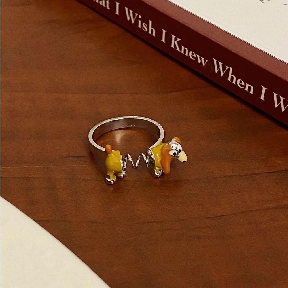 Vòng Tay MARTIN1 Bằng Hợp Kim Hình Cún Hoạt Hình Dễ Thương Có Thể Điều Chỉnh Phong Cách Đường Phố Hàn Quốc