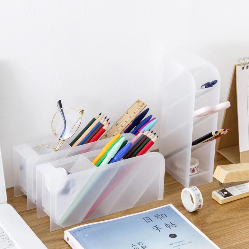 Xiên Cắm Bút Hộp Lưu Trữ Máy Tính Để Bàn Văn Phòng inh Viên Công uất Lớn Đa Chức Năng Bút SHERI