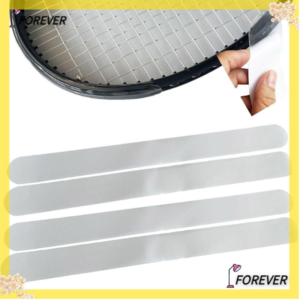 Bộ 2 Miếng Dán Đầu Vợt Tennis Trong Suốt Giảm Tác Động Và Ma Sát