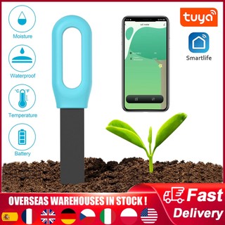 TUYA BT 2 trong 1 Máy đo độ ẩm đất không dây Nhiệt độ độ ẩm Máy đo đất theo dõi cây trồng