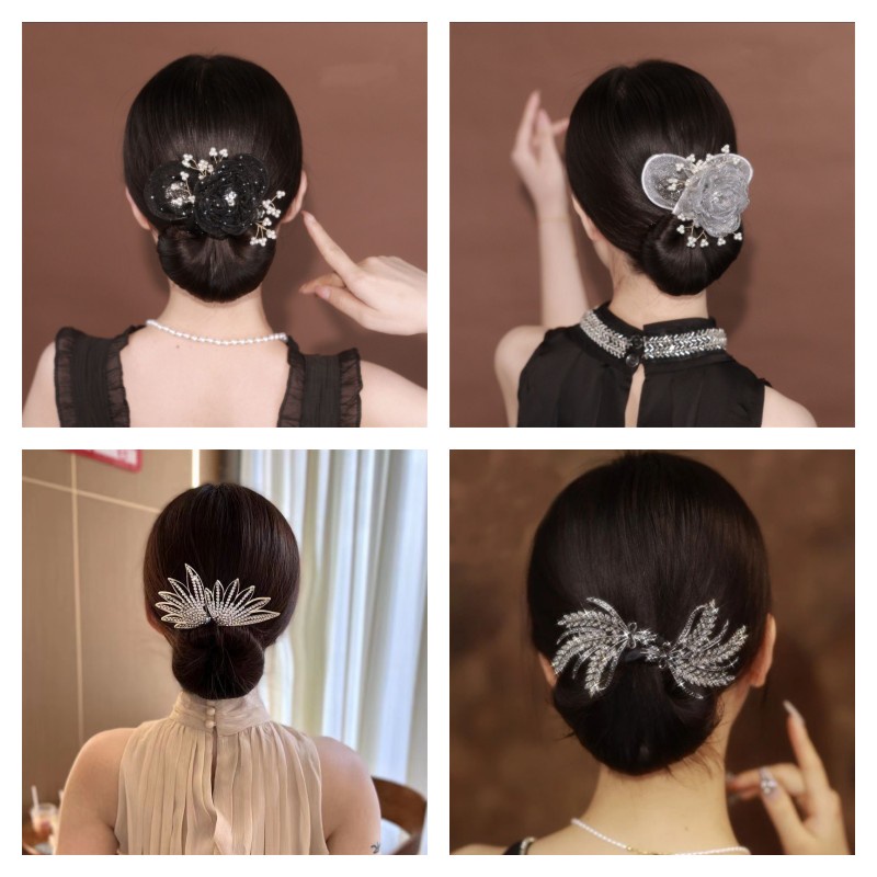1 Kẹp Tóc Hình Bướm Sang Trọng Cho Nữ