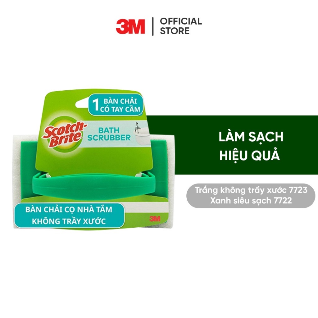 Bàn chải chà sàn nhà tắm bằng cước siêu sạch Scotch Brite 3M