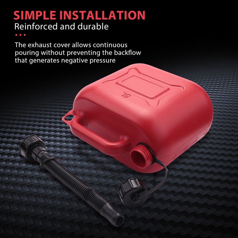 Bình Chứa Nhiên Liệu 5l Bằng Nhựa Chống Tĩnh Điện Cho Xe Hơi