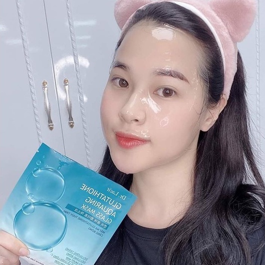 Mặt nạ thuỷ tinh DR.LACIR trắng da cấp ẩm, Glutathione dưỡng da căng bóng trắng mịn, myphamhanhluan | BigBuy360 - bigbuy360.vn