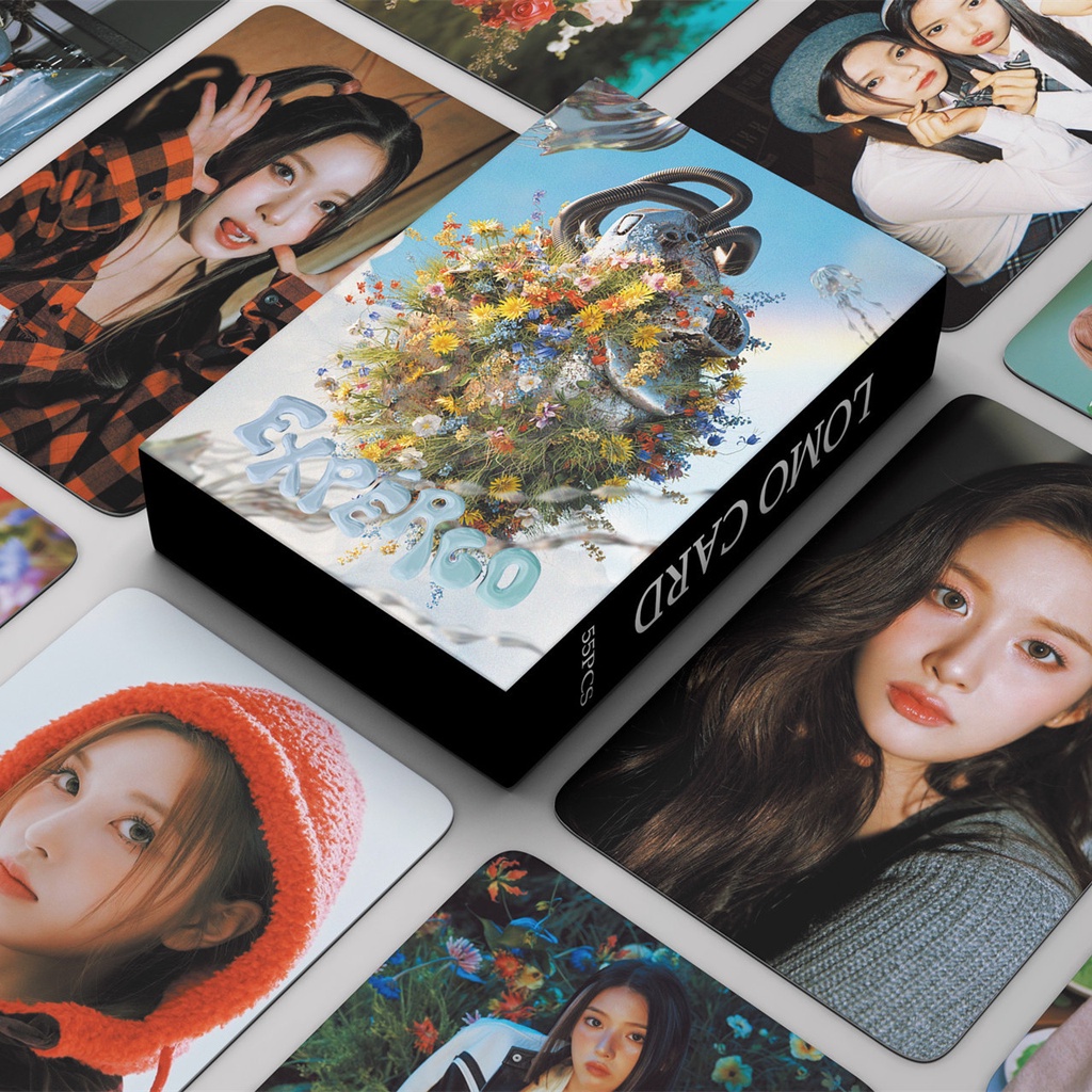 55pcs/box NMIXX EXPERGO Photocards MINI 1ST ALBUM Lomo Cards Love Me Like This Kpop Postcards LETAOTAO2023