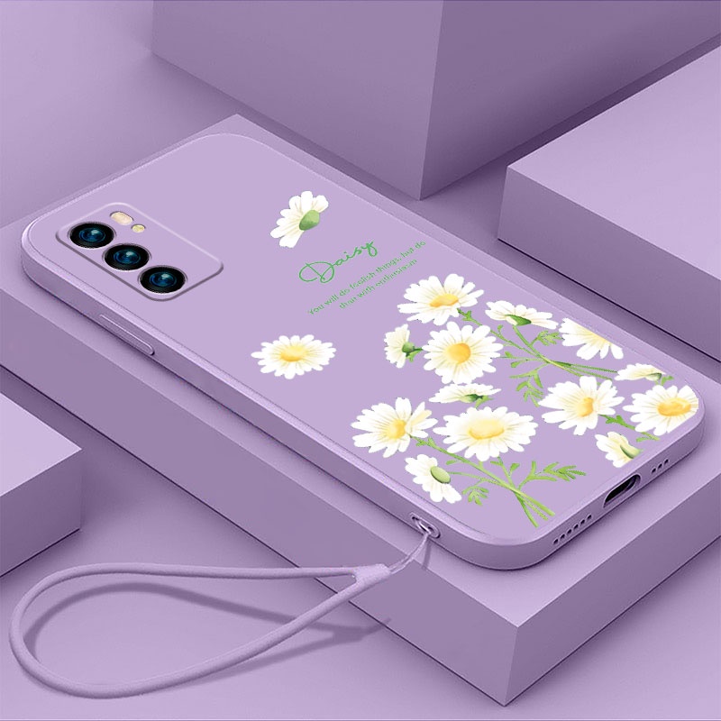 ốp lưng OPPO A16 oppo Reno 6 4G Reno 6 5G OPPO RENO 6 Z 5g vỏ điện thoại daisy nhỏ cạnh thẳng toàn b