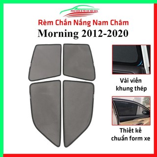 Bộ rèm chắn nắng Kia Morning 2012-2020 cố định nam châm thuận tiện
