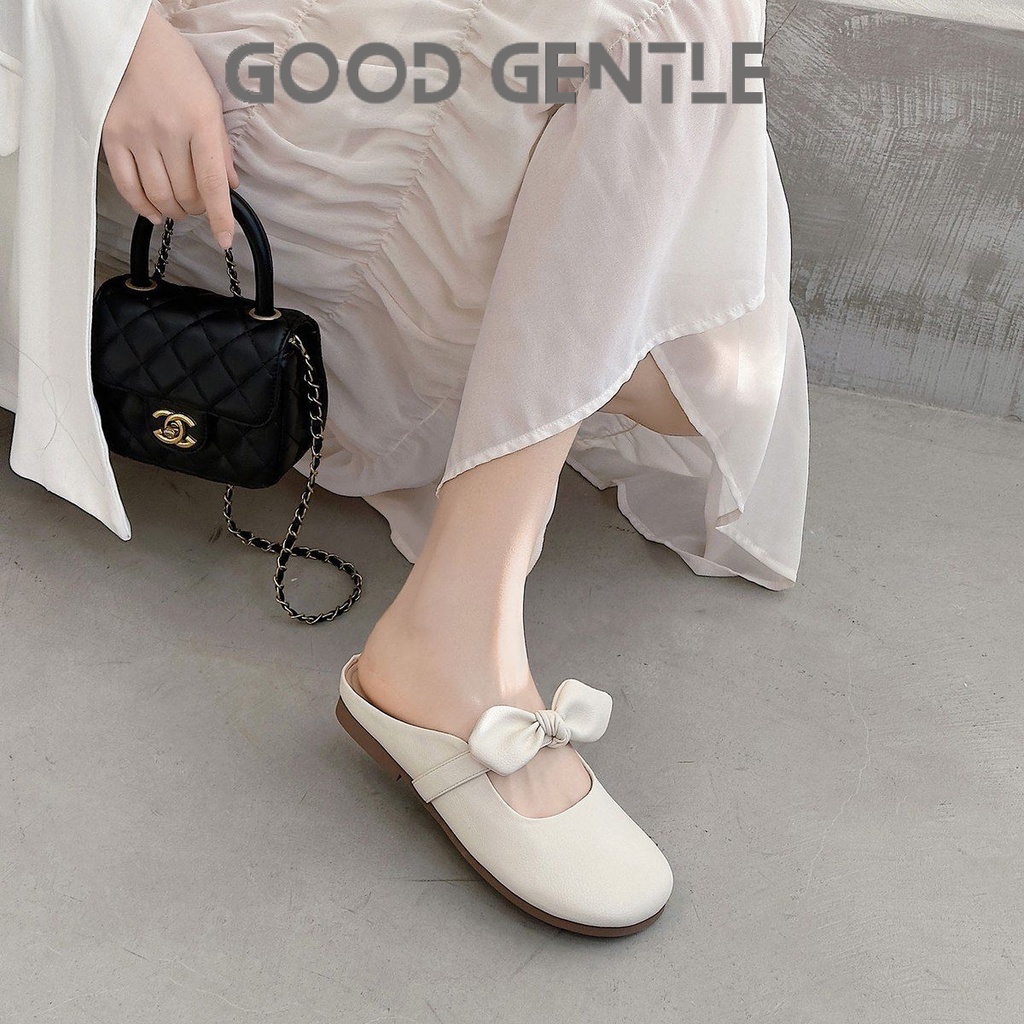 GG dép nữ dép sandal nữ2023 NEW Mùa hè Vintage England phong cách thiết lập Mary Jane đơn giày23073102