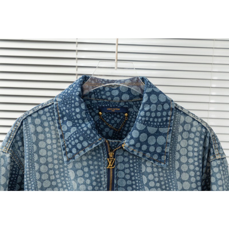 ❤️❤️ ❤️❤️ Áo Khoác Jean Nam Tay Dài Thêu Hoa Thời Trang