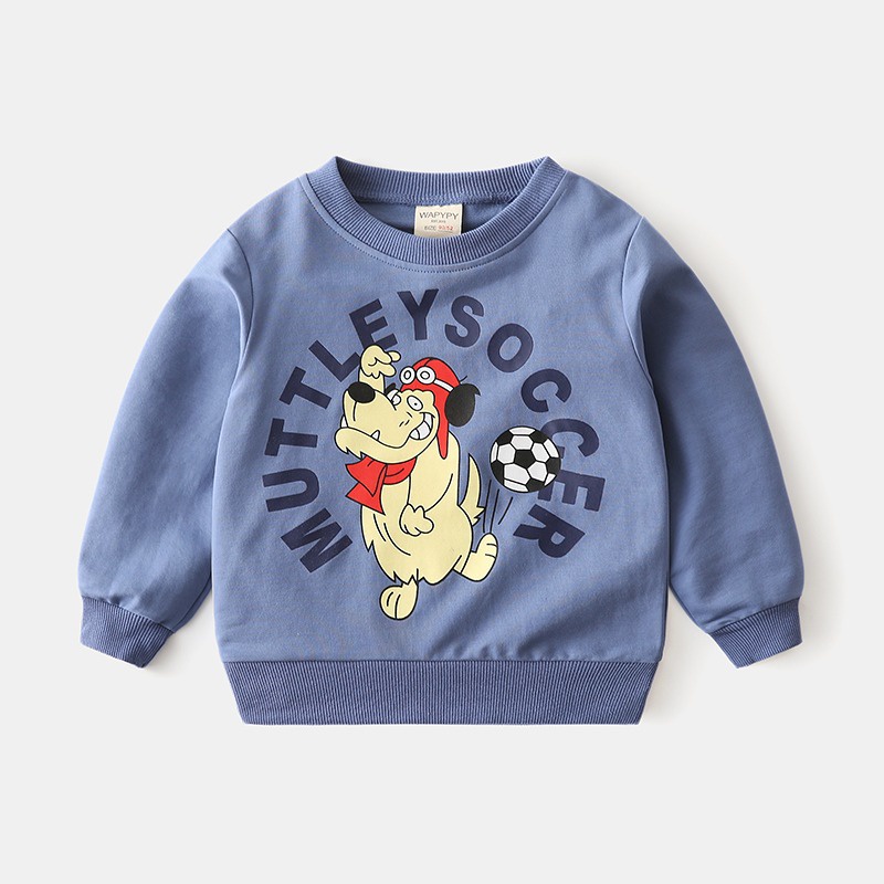 Áo Hoodie Tay Dài In Họa Tiết Hoạt Hình Thời Trang Cho Bé Trai Và Gái