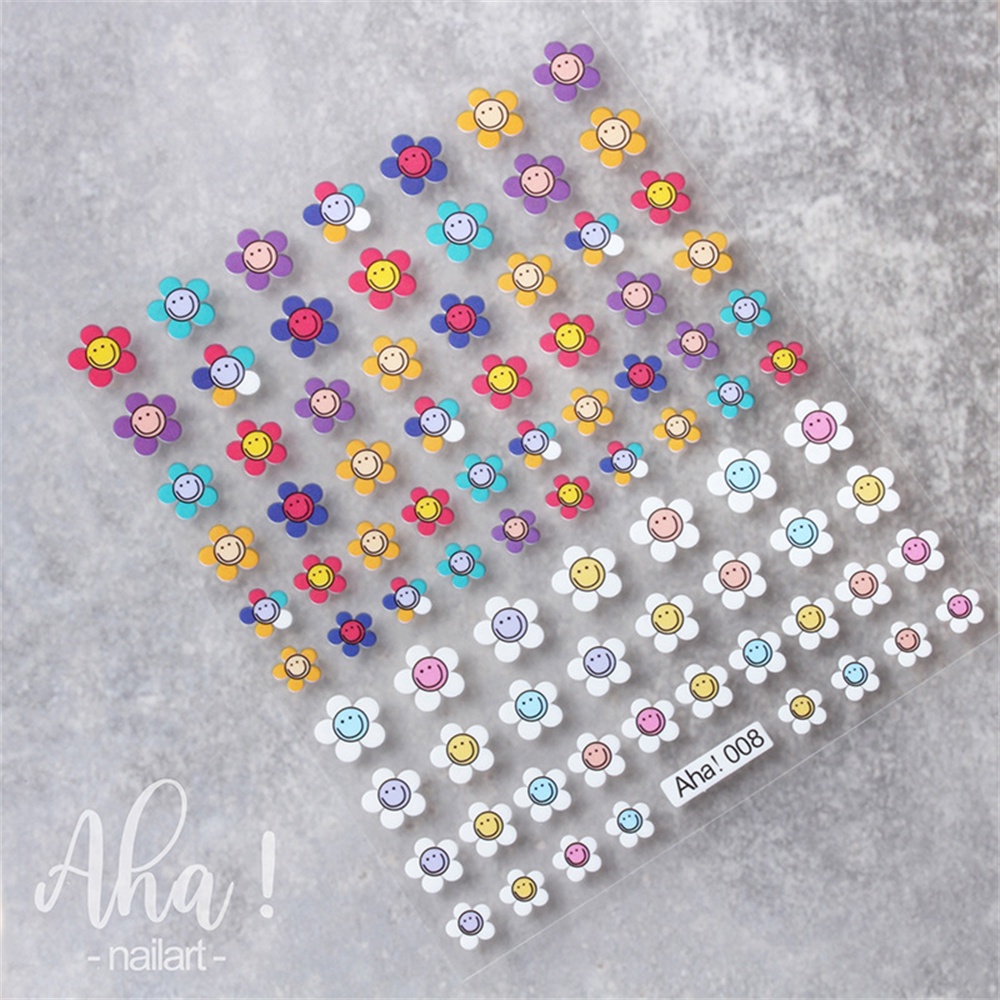 Nail Art Sticker Hàn Quốc 3d Dán Móng Tay Đáng Yêu qusl