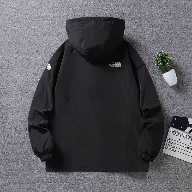 Logo thêu the north face 100% nguyên bản lưới lót bên trong không thấm nước áo khoác safari cặp đôi áo khoác áo khoác cho nữ áo khoác trơn áo khoác bomber áo khoác gió áo khoác hood cho nam