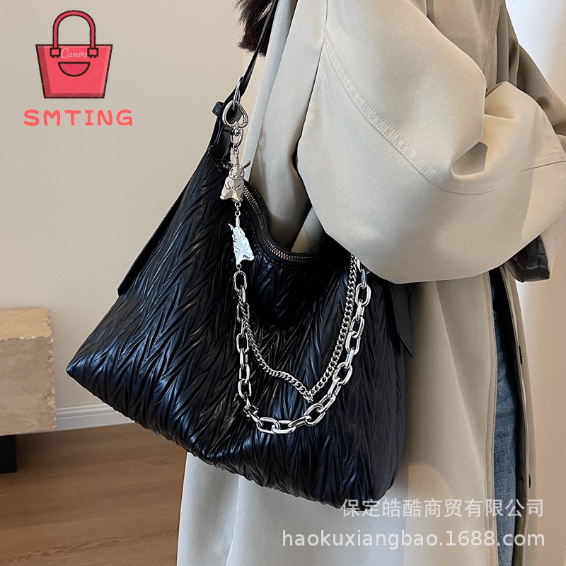 SMTING Túi xô vuông đơn giản và hàu phóng 2023 NEW L91TN2U