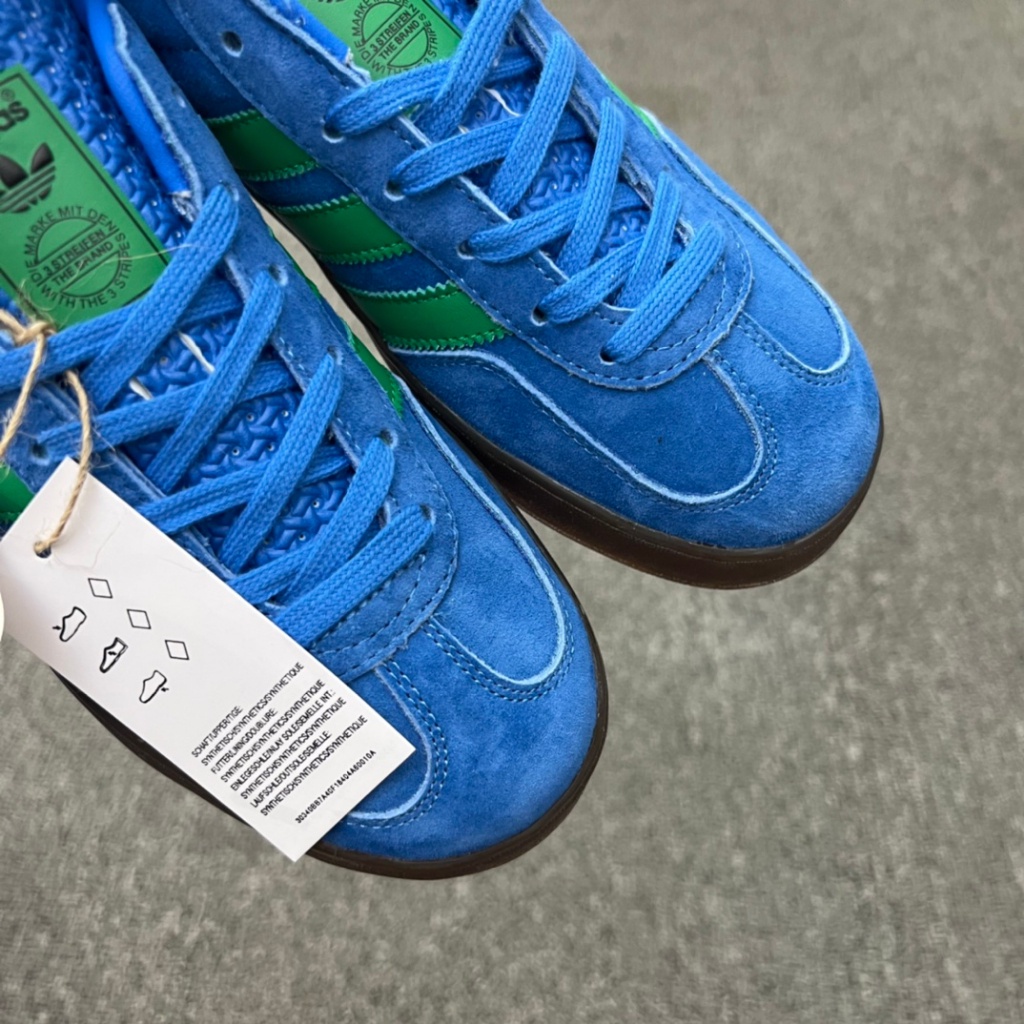 Nam nữ giày gazelle indoor low-top blue green casual sports sneakers