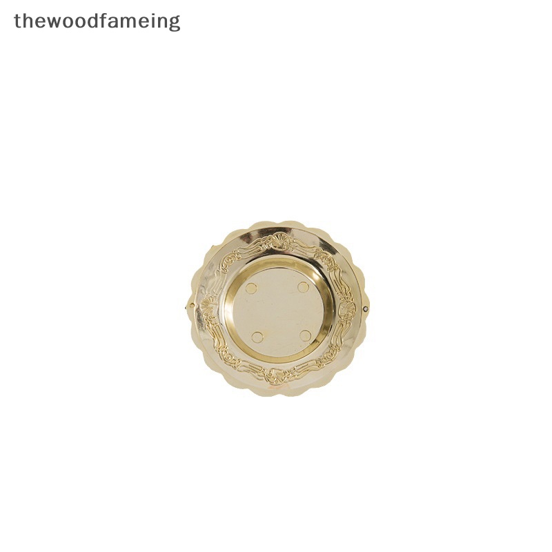 Thewoodfameing 10 cái lưu trữ vàng khay nhỏ bánh bạc đĩa trái cây trang sức trưng bày khay nhựa tiệc sushi đĩa cho trang trí nội thất en