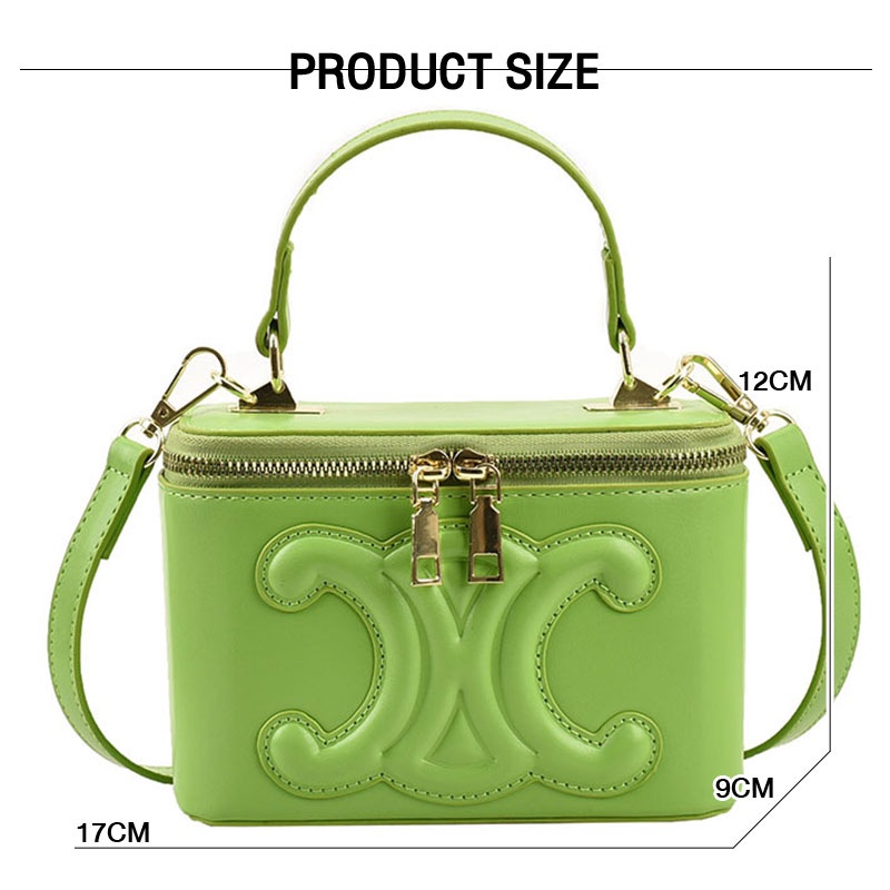 HASHIDUN  Thời trang nữ xách tay túi vuông nhỏ high-end túi mỹ phẩm phong cách phương tây