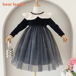  BEAR LEADER váy công chúa cho bé gái 2-6 tuổi phong cách hàn quốc thời mùa thu đông 