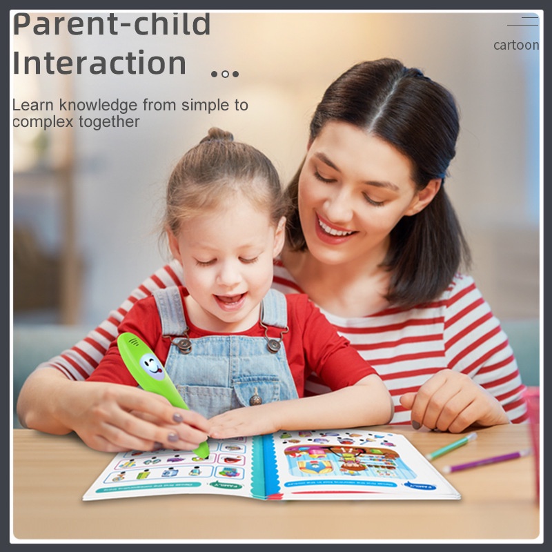 Đồ chơi trẻ em Sách nói Bút Ebook Thực hành thông minh Sách tiếng Anh để tăng cường phát triển