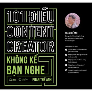 Sách - 101 Điều Content Creator Không Kể Bạn Nghe [bookhouse-315]