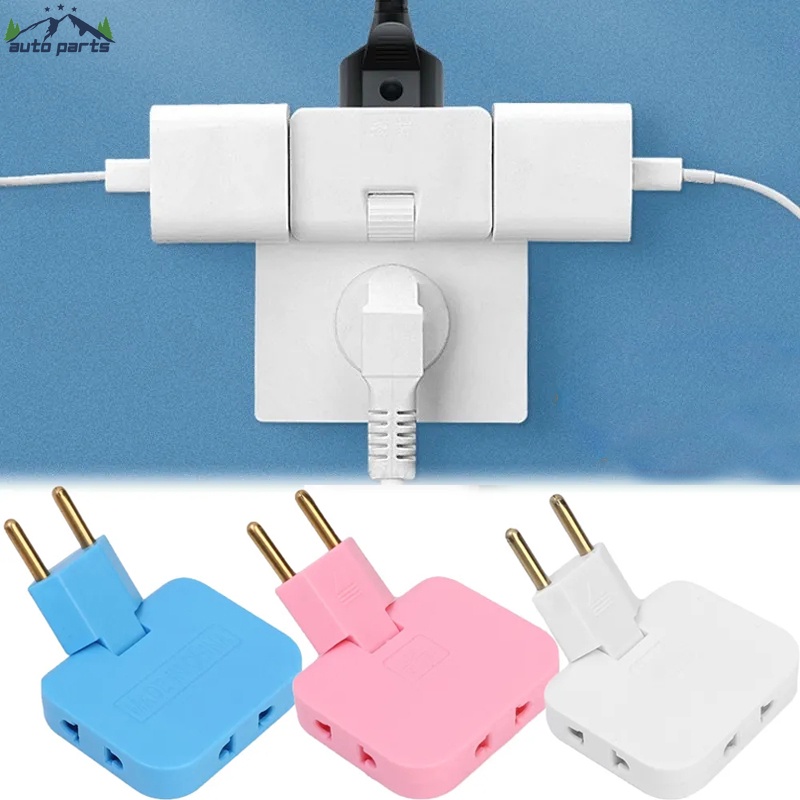 Multi-plug ultra-thin có thể gập lại plug / portable travel mobile phone charging converter mở rộng bộ sạc điện / có thể điều chỉnh 3 trong 1 eu us 180° Bộ chuyển đổi ổ cắm xoay