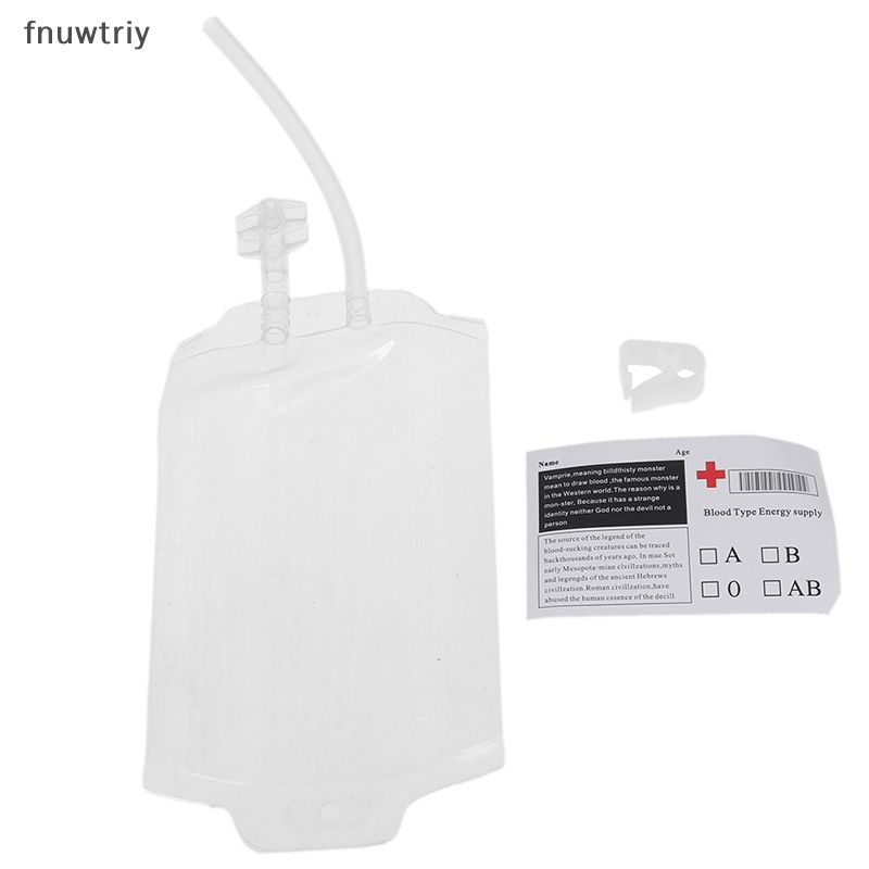 350ml pvc túi năng lượng tái sử dụng cho máu halloween vampire pouch props vn