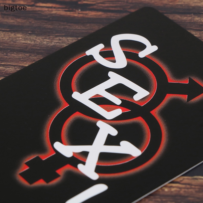 Bigtoe 1box tarot cards cho những người yêu thích bộ bài tarot tình dục cặp đôi bộ bài trò chơi bài vui nhộn bộ bài boutique