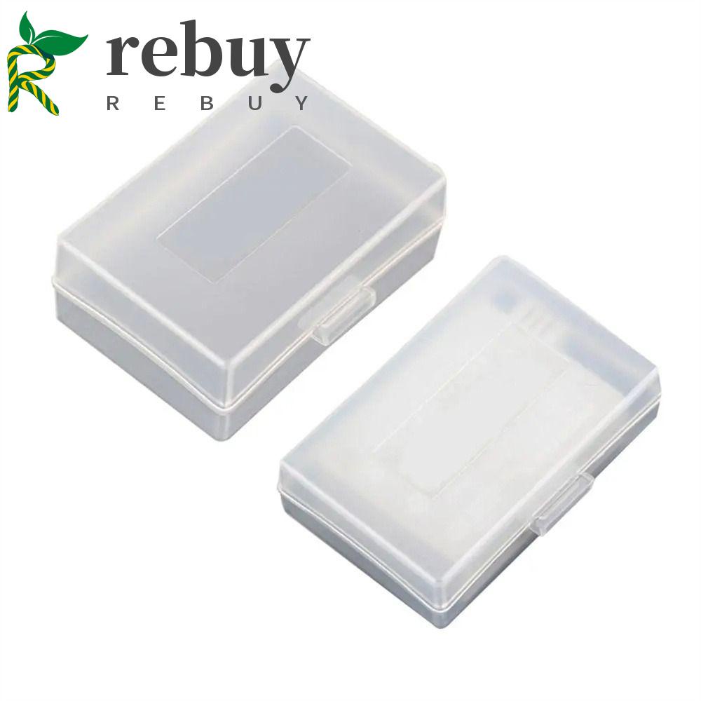 Rebuy hộp lưu trữ pin máy ảnh 2pcs, thẻ nhớ sd chống ẩm cho hộp đựng pin canon, giá đỡ thẻ tf hộp nhựa máy ảnh slr giá đỡ pin dslr nikon en-el15 en el3e el3