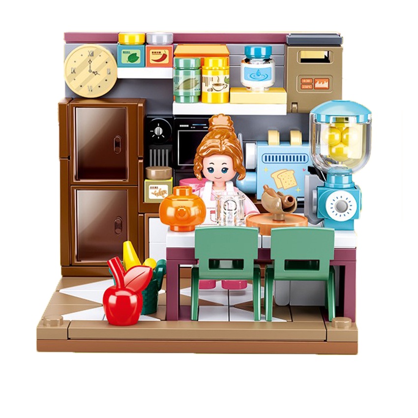 Bộ Đồ Chơi Lắp Ráp Mô Hình 1016 Mini Bằng Tay Cho Bé