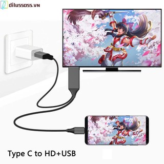 [dilussoss.vn] L9 usb c to hdmi-compatible mirroring charging cable 4k for android phone