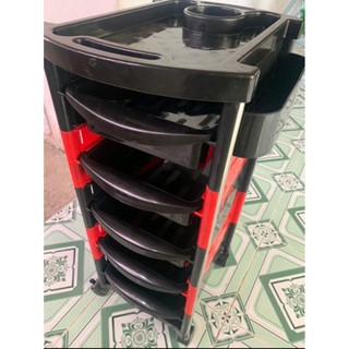 Xe đẩy làm tóc 5 tầng dành cho salon