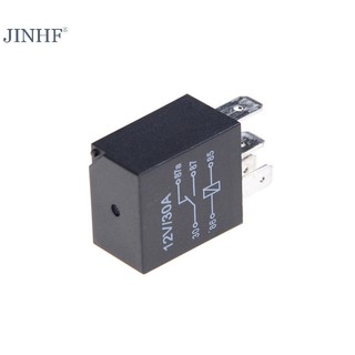 Jinhf dc 12v 5 chân 30a rơ le chuyển đổi ô tô rơ le xe đạp nóng
