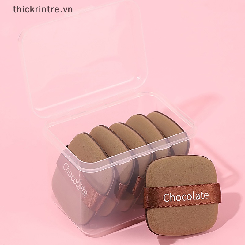 Thi trang điểm tái sử dụng đa năng ướt và khô công dụng kép puff set air cushion sponge cosmetic puff makeup tool vn