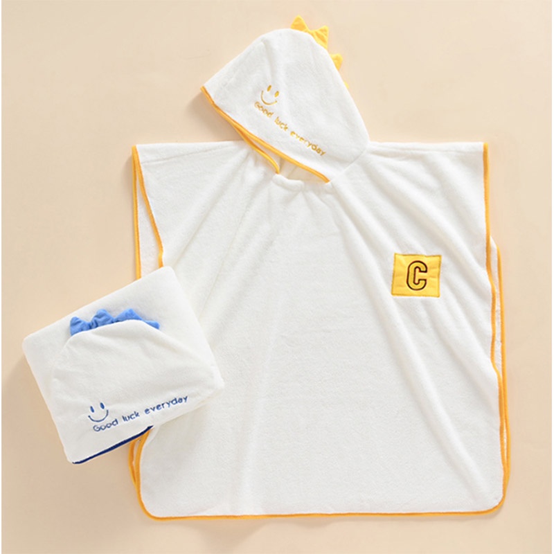 Amila áo choàng trùm đầu trẻ em nam và nữ áo choàng tắm dễ thương có thể mặc và quấn