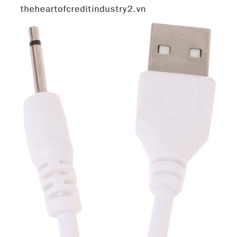Dây cáp sạc usb dc 2.5 vibrator cho máy rung có thể sạc lại.