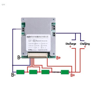 Ch * sẵn sàng có sẵn pin bms board module bộ pin li-ion cho bảng bảo vệ bms cho 13s 48