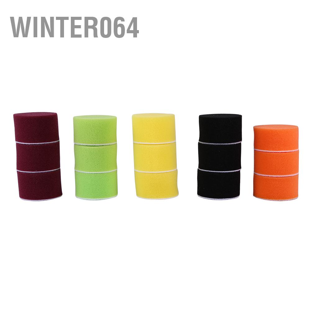 16 cái 2" Bọt Biển Đánh Bóng Phẳng Buff Pad Đặt Cho Air Sander Máy Xe Chủ Đề M6X1 Winter064