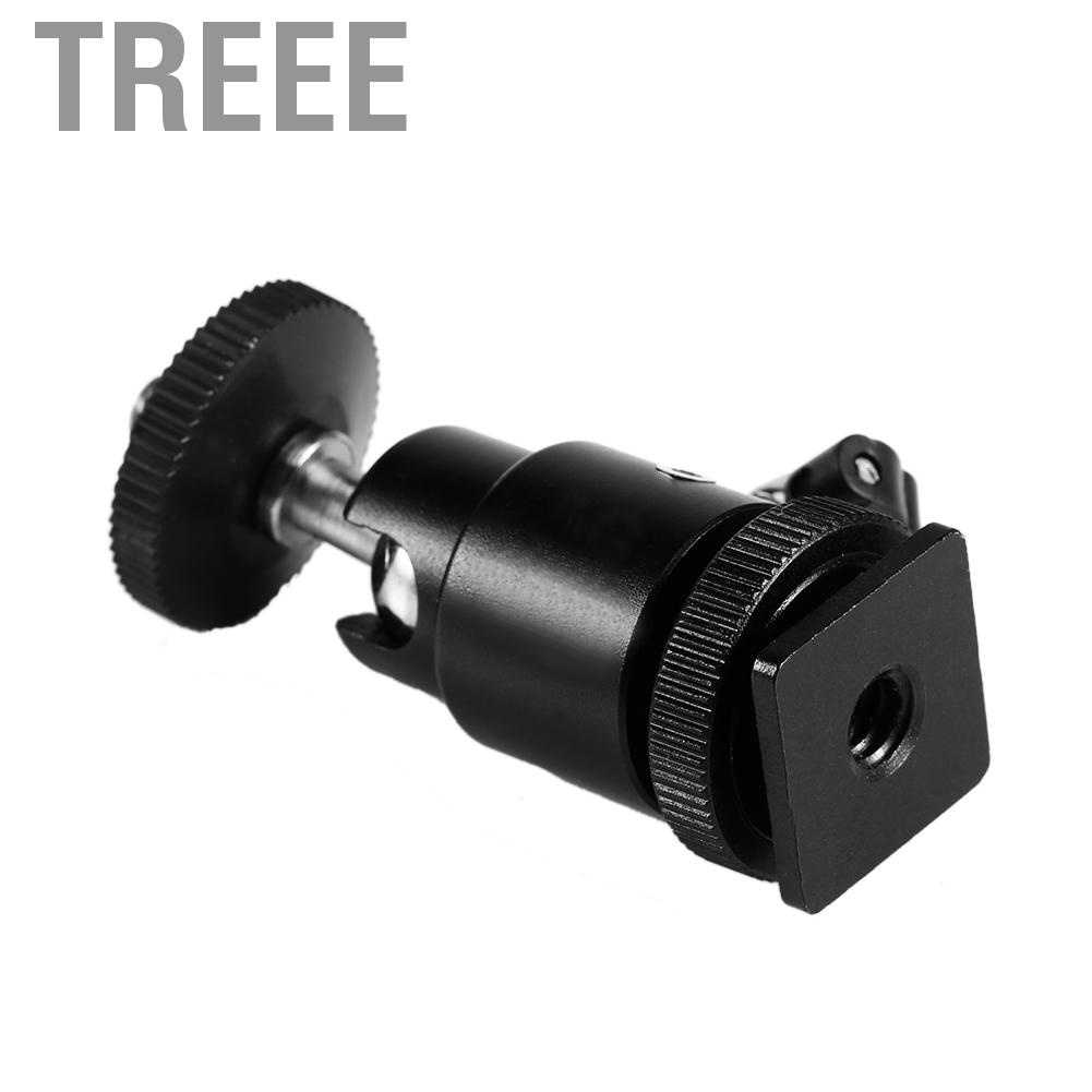 Treee Tripod 1/4 Hot Shoe Adapter Flash Light Bracket Holder Mount Cradle NEW