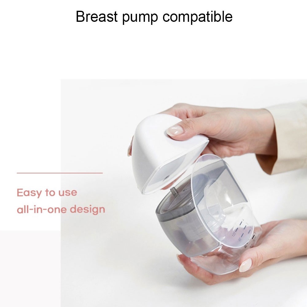 Spectra Compatible Set with Wearable Breast Shield Pump Funnel Head Bottle