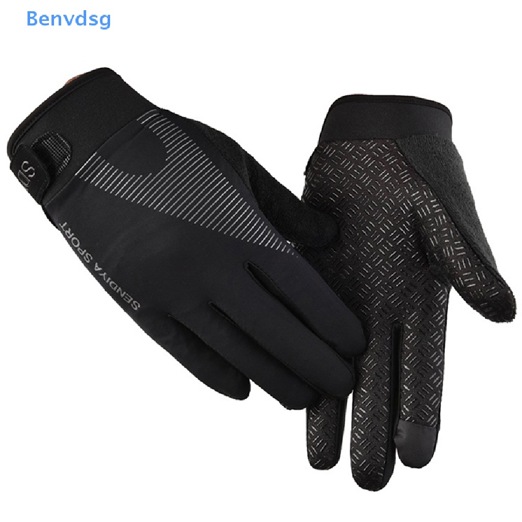 Găng Tay Chạy Xe Đạp / Mô Tô / Xe Đạp Có Thể Chạm Màn Hình Cảm Ứng Dành Cho Nam Giới
