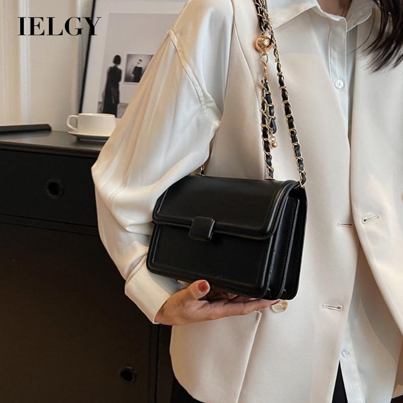 Túi Đeo Vai Hình Vuông Cỡ Nhỏ Màu macaron Màu Trơn Đơn Giản Thời Trang Cho Nữ