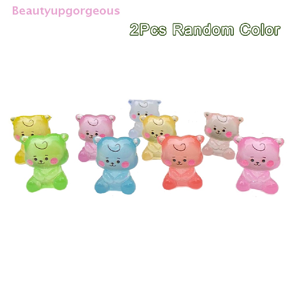 Set 2 Chú Lạc Đà Dạ Quang Hoạt Hình Trang Trí Tiểu Cảnh / Nhà Búp Bê