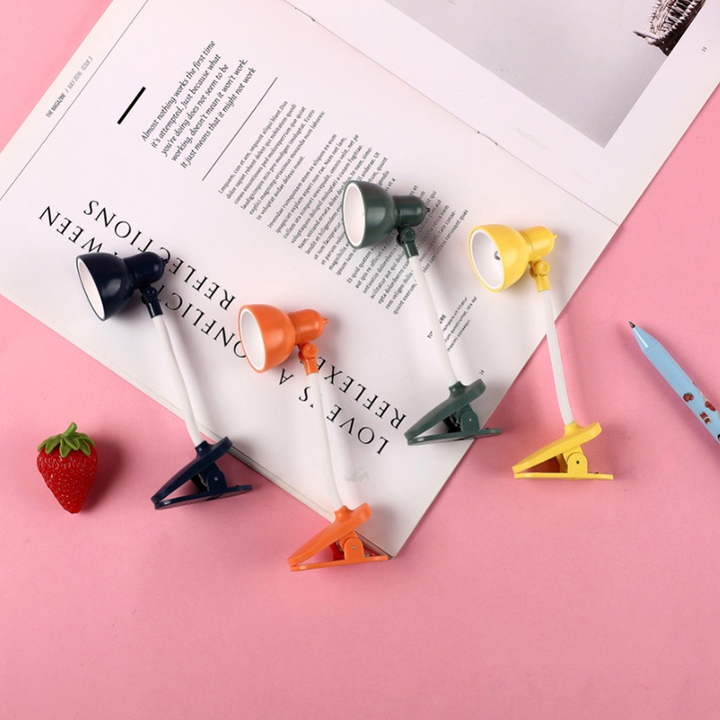 Đèn Bàn Mini Dạng Kẹp Có Thể Xoay Và Bẻ Cong Tự Do Dode JP6