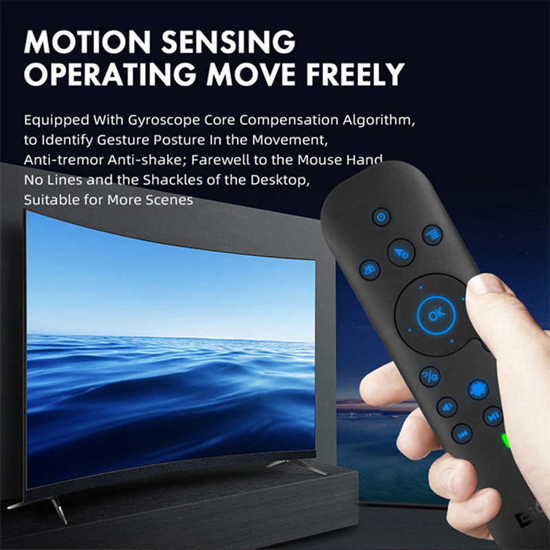 Điều Khiển Từ Xa G60S Pro BT 5.0 Và 2.4G Cho Android Smart TV Box