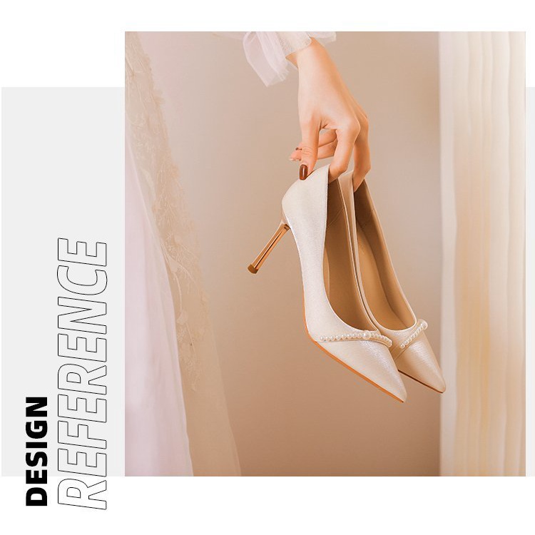 Giày Cao Gót Hai Cách Mang Thời Trang Mới 2023 Dành Cho Cô Dâu H10