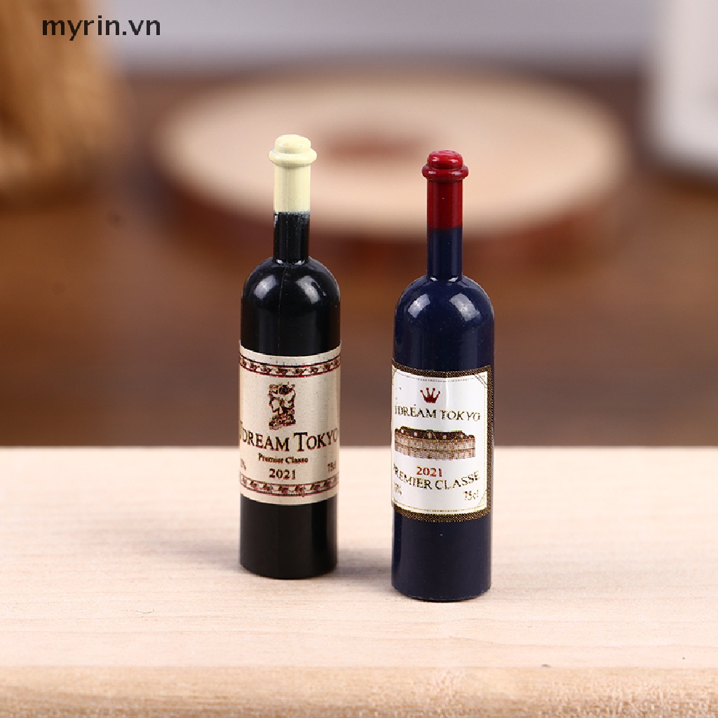 Set 5 Ly Rượu / Bia Mini Tỉ Lệ 1: 12 Dùng Để Trang Trí Nhà Búp Bê