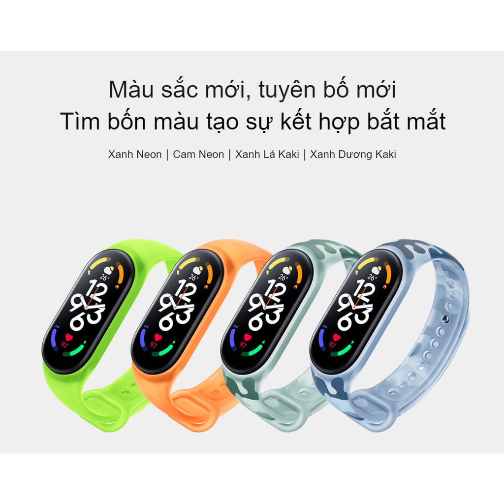 Vòng Đeo Tay Thông Minh XIAOMI Mi Band 7 – Bản chính hãng - Bảo hành 12 tháng