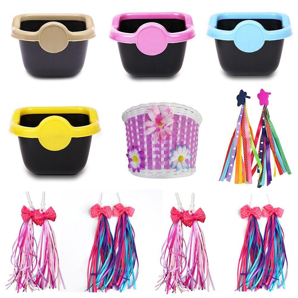 Set 1 / 2 Giỏ Xe Đạp Có Tua Rua Tiện Dụng